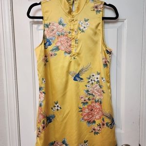 Oriental Satin Tunic Dress (FOREVER 21)